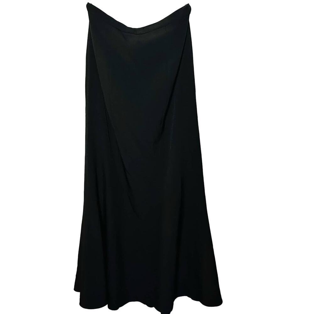 Adrianna Papell Black Streych Crepe Mermaid Skirt size 10 NWT
